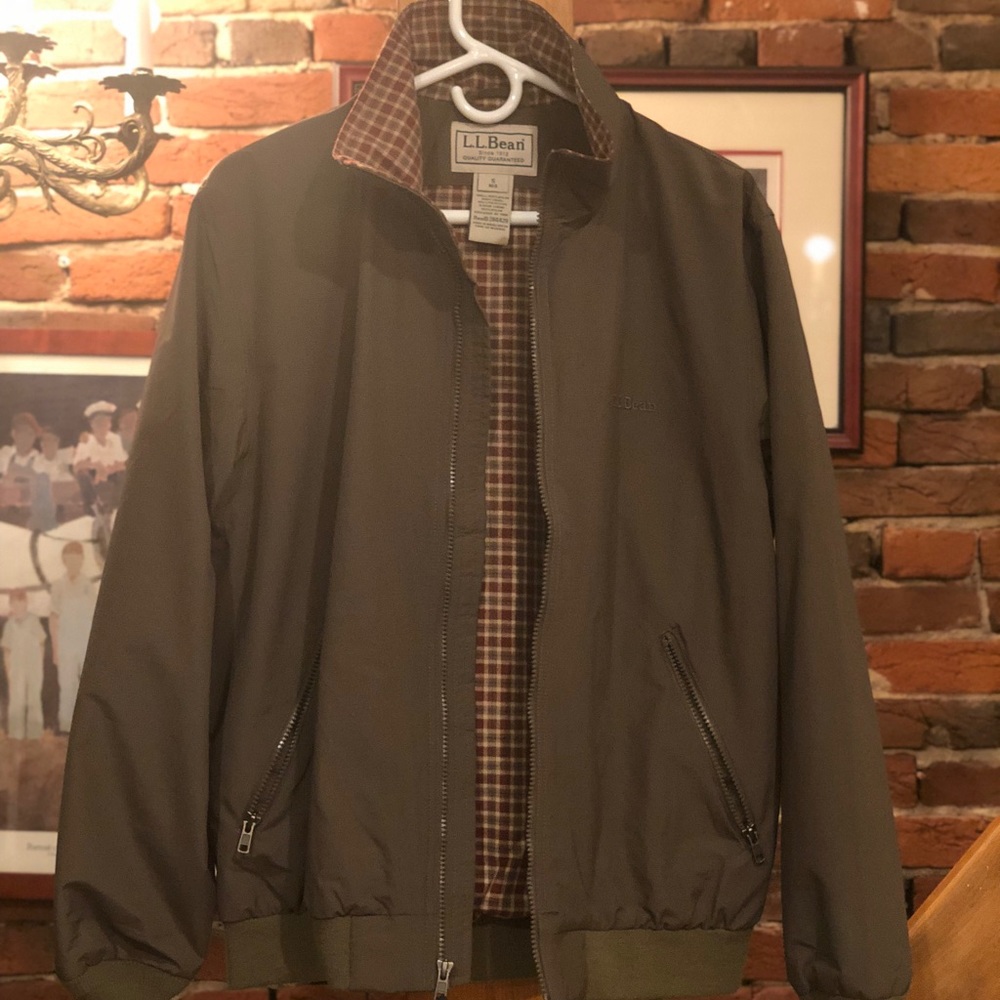 L.L. Bean Men’s S Warm Up, Flannel-Lined Jacket